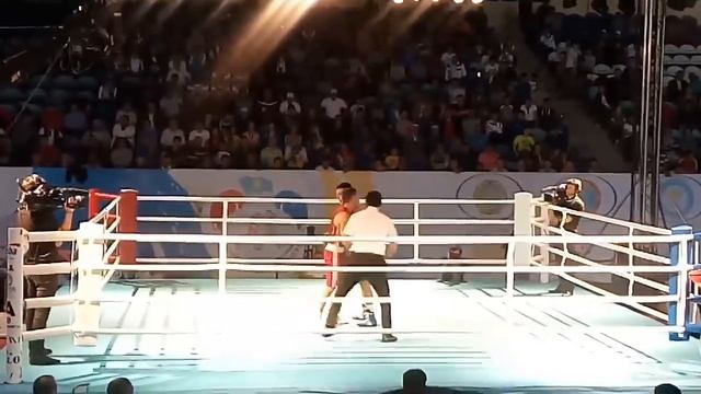 Садриддин Ахмедов (KAZ) red - Батуров Бобо-Усман (UZB) blue FINAL 69кг смотреть онлайн