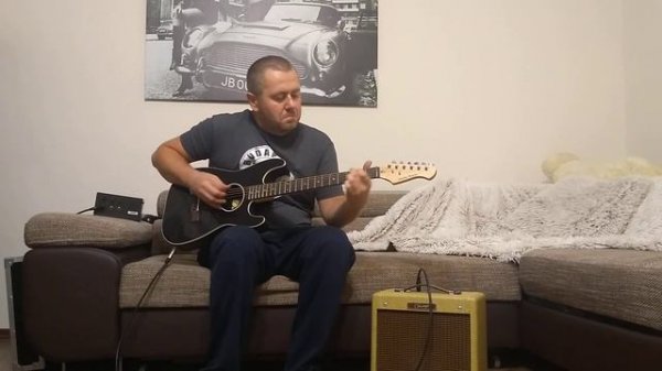 Harley Benton ST-Acoustic Black