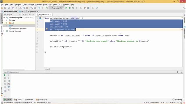 Kotlin - If Expression смотреть онлайн