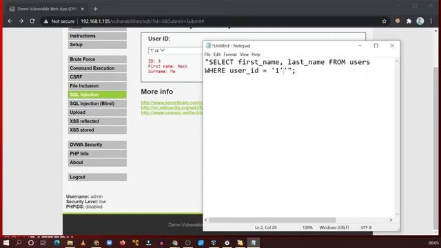 What is SQL Injection? | SQL Injection Tutorial | смотреть онлайн