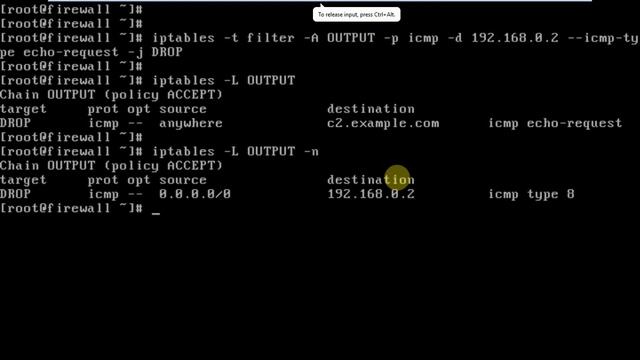 42 How to Block Ping (ICMP) Request using Iptables Firewall Demo |OUTPUT Direction| Network Securit смотреть онлайн