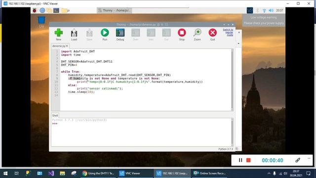 RASPBERRY Pİ 3B+ DHT11 SENSÖR İLE SICAKLIK VE NEM ÖLÇME смотреть онлайн