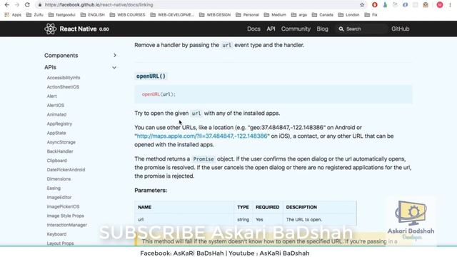 How to Open Another App Browser React Native смотреть онлайн