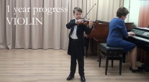 Натан Рубинштейн "Прялка". Год занятий на скрипке