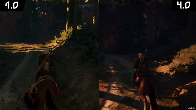 The Witcher 3 Day One PS4 1.0 vs 4.0 PS5 Next Gen Patch Ray Tracing Graphics Comparison | PS4 vs PS смотреть онлайн