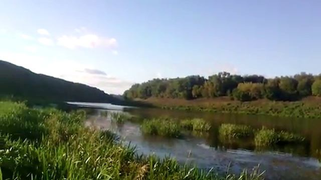 р. Дон. Вечереет. Около 17.00. Заводь. Ловля карася смотреть онлайн