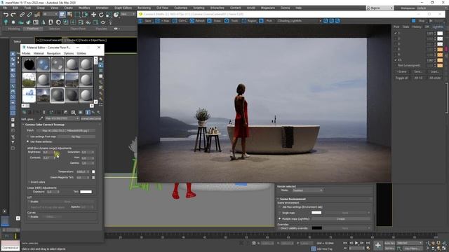 Как сделать цветокоррекцию тендера | Уроки 3ds Max смотреть онлайн