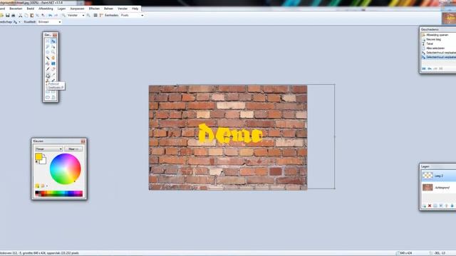 Graffiti effect in Paint.NET смотреть онлайн