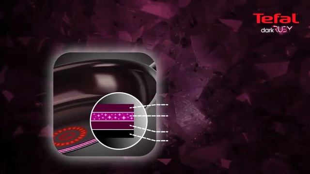Tefal Dark Ruby -Extra resistant high-density coating reinforced with mineral mica смотреть онлайн