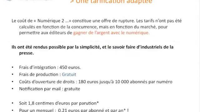 "Numérique 2" présentation смотреть онлайн