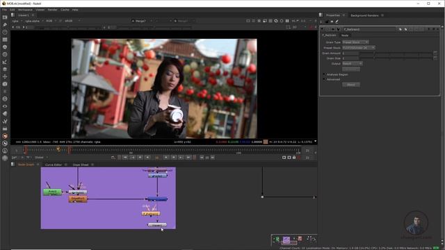 Nuke Tutorial – How To Use F_ReGrain Node in Nuke | Match Grain in Nuke смотреть онлайн