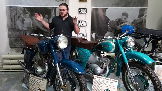 Мотоциклы ИЖ-56 и ИЖ Юпитер на выставке мотоциклов в Ижевске смотреть онлайн