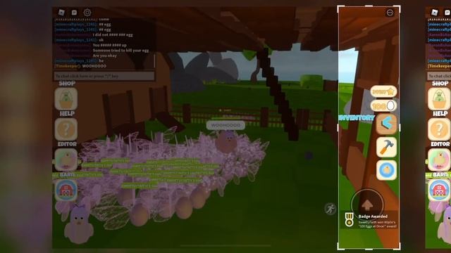 (Roblox)Laying 100 Eggs In Chicken Life!!! смотреть онлайн