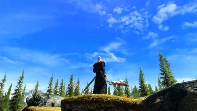 Skyrim SE - Part 9 (Trouble In Skyrim & Dragon Rising) Game Movie 1080p смотреть онлайн