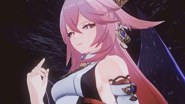 Yae Miko Theme Music 1 HOUR - Anecdote Of A Divine Kitsune Guuji (tnbee Mix) | Genshin Impact