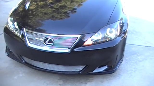 2006 Lexus IS350 Custom Headlights with LED DRL смотреть онлайн