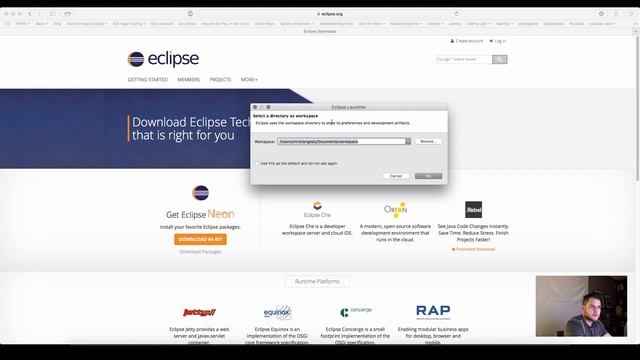 Java Programmieren lernen | Eclipse installieren (Mac) - 004 смотреть онлайн