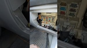 Замена предохранителя габаритных огней TOYOTA SPRINTER AE110