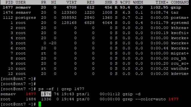 Пример поиска проблем сервера Linux №1 смотреть онлайн