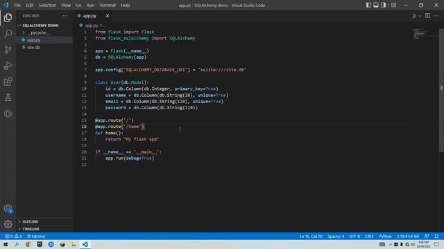 Build a web app with python: Databases смотреть онлайн
