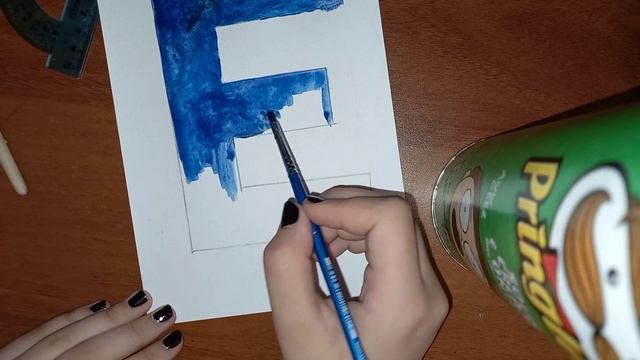 Космос в букве акварелью/рисуй со мной/как я рисую космос? смотреть онлайн