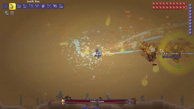 ALL Terraria ZENITH WEAPONS vs CALAMITY BOSSES смотреть онлайн