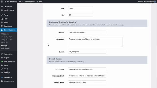 Content Locker Free WordPress Plugin by MyThemeShop смотреть онлайн