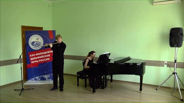 S. Prokofiev. Sonata in D-dur for flute and piano 1 part. XXII Youth Delphic Games of Russia смотреть онлайн