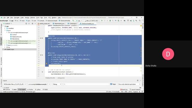 Inserting data into Sqlite in Android смотреть онлайн