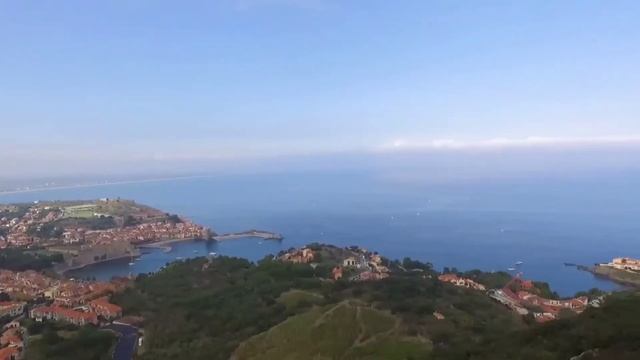 Drone DJI Phantom 3 standard Port vendres vue du ciel N5 смотреть онлайн