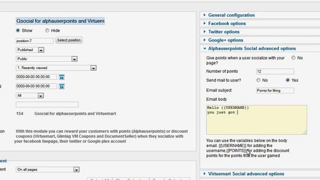 Gsocial for Alphauserpoints & Virtuemart смотреть онлайн