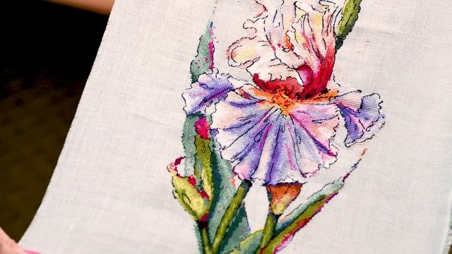 АКВАРЕЛЬНАЯ ВЫШИВКА//Юлия Дормидонтова