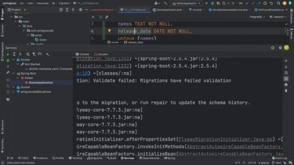 Spring Boot Tutorial using JDBC + Connection Pool + Flyway + JDBC Template + SQL and Docker ?
