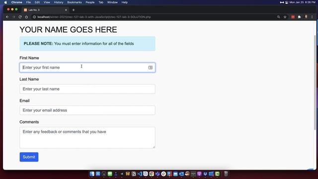 CTEC 127 PHP with JavaScript смотреть онлайн