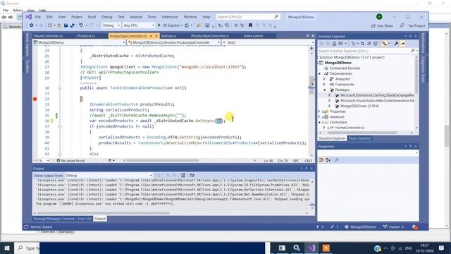 Redis Cache with .Net Core WebApi смотреть онлайн