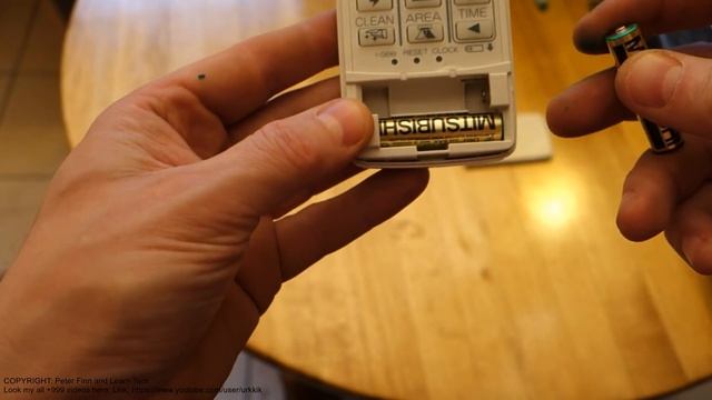 How to replace battery remote control air conditioner смотреть онлайн