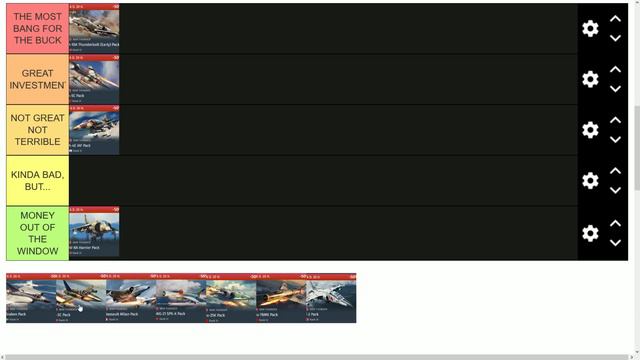 War Thunder What are the BEST AIRCRAFT to buy on SALE RIGHT NOW? Tier list of SALE! смотреть онлайн