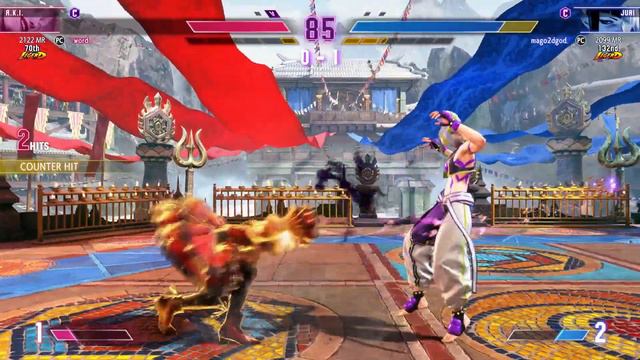 SF6 ▰ WORD (#2 Ranked A.K.I.) vs MAGO (Juri) ▰ Ranked Matches смотреть онлайн