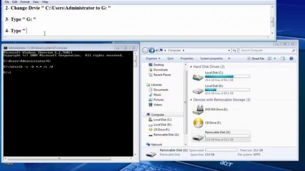 how to remove autorun inf virus from usb