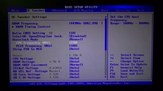 Как разогнать центральный процессор intel в bios на материнской плате ASRock смотреть онлайн