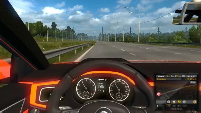 ETS 2 Карта Минск-Москва-Крым Как удобно повернуть в сторону Минска с Сафоново смотреть онлайн