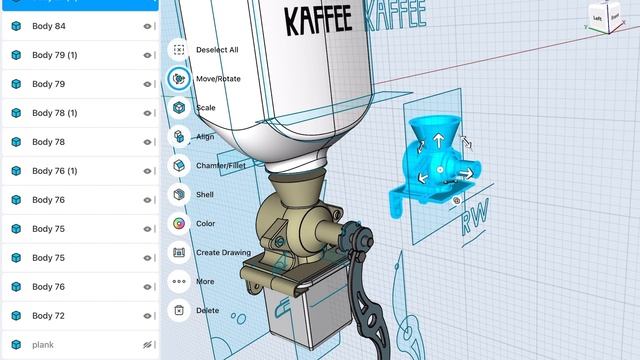 3D modeling a vintage coffee grinder in Shapr3D with iPad | rendering with CADMIO APP #shapr3d смотреть онлайн