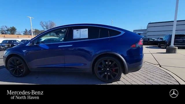 USED 2016 TESLA MODEL X P100D at Mercedes of North Haven (USED) #16336MK смотреть онлайн