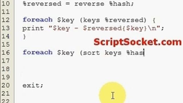Perl Tutorial 17 - Hashes: reverse, sort, merge смотреть онлайн