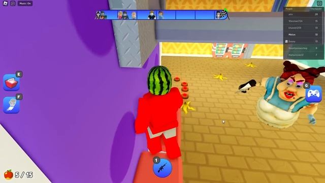 CAN WE ESCAPE FROM THE CRAZY LUNCH LADY? - Roblox School Obby смотреть онлайн