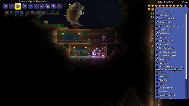 The Frozen Wrath of Permafrost! Terraria Elements Awoken Mod #11 смотреть онлайн