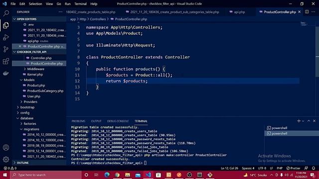Checkbox Filter using Angular & Laravel API | Part 1 смотреть онлайн