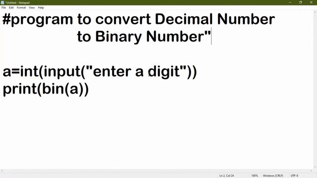 PYTHON PROGRAM TO CONVERT DECIMAL NUMBER TO BINARY NUMBER | PYTHON | PROGRAM | 11TH | 12TH | CBSE смотреть онлайн