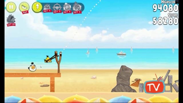 Angry Birds Rio - Part 6 Beach Volley Level 01-05 Gameplay Angry Birds Walkthrough смотреть онлайн