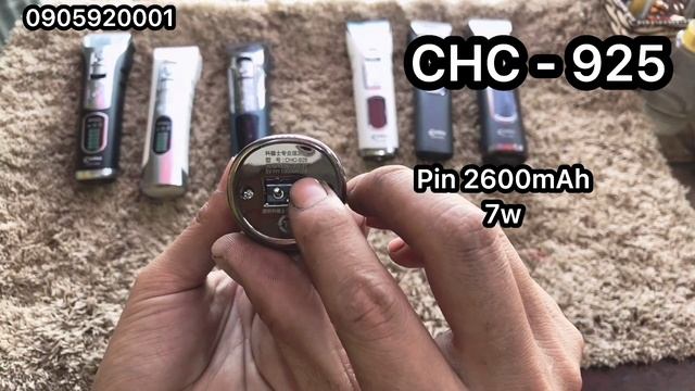Review Tông đơ Codos CHC - 918 - 919 - 923 - 925 - 969 - 975 - 980